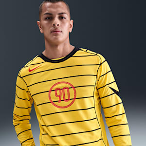 ⭐︎希少⭐︎ 【L】NIKE トータル90 インテル　レプリカユニフォーム　イエロー Nike Total 90 Men's Dri-FIT Long-Sleeve Football Top. Nike LU